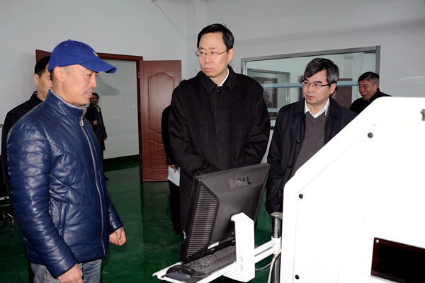 泰州市委書記、市人大常委會主任藍(lán)紹敏蒞臨公司調(diào)研項目建設(shè)情況